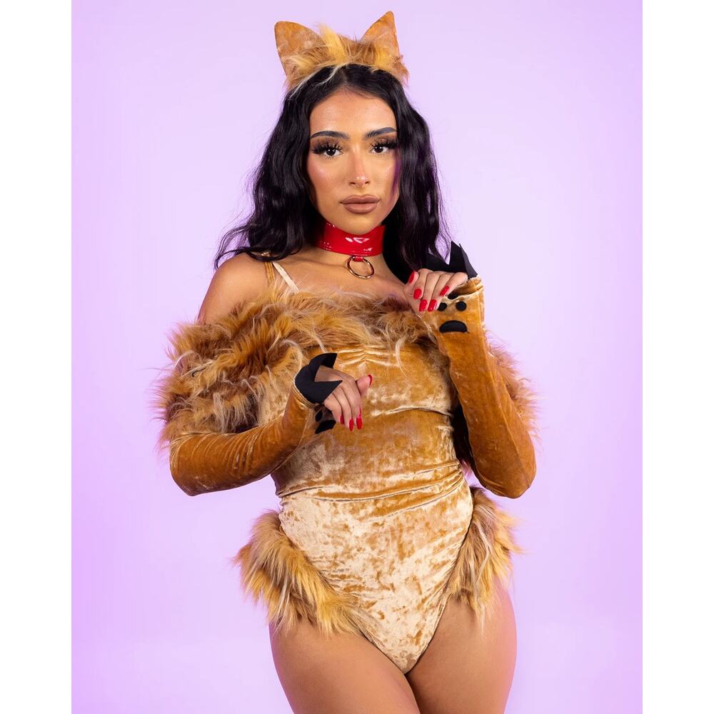 Forplay A Scaredy Lion Costume Tan Size S/M
